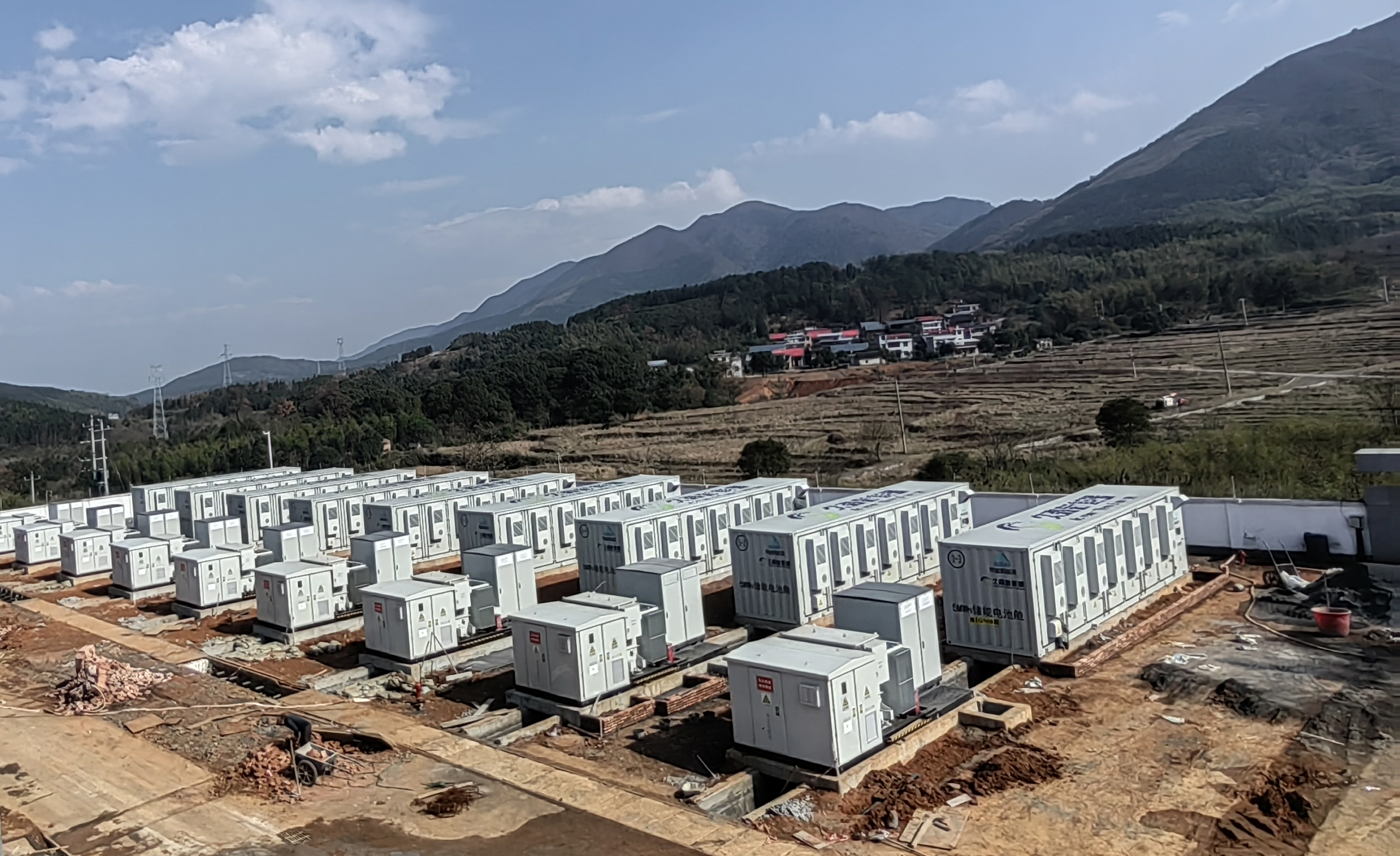 Energia eólica + armazenamento de energia! A estação de armazenamento de energia refrigerada a ar Joysun 22,5 MW / 45 MWh está em construção